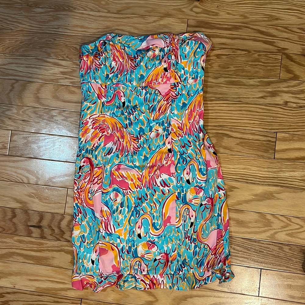 Lilly Pulitzer flamingo dress